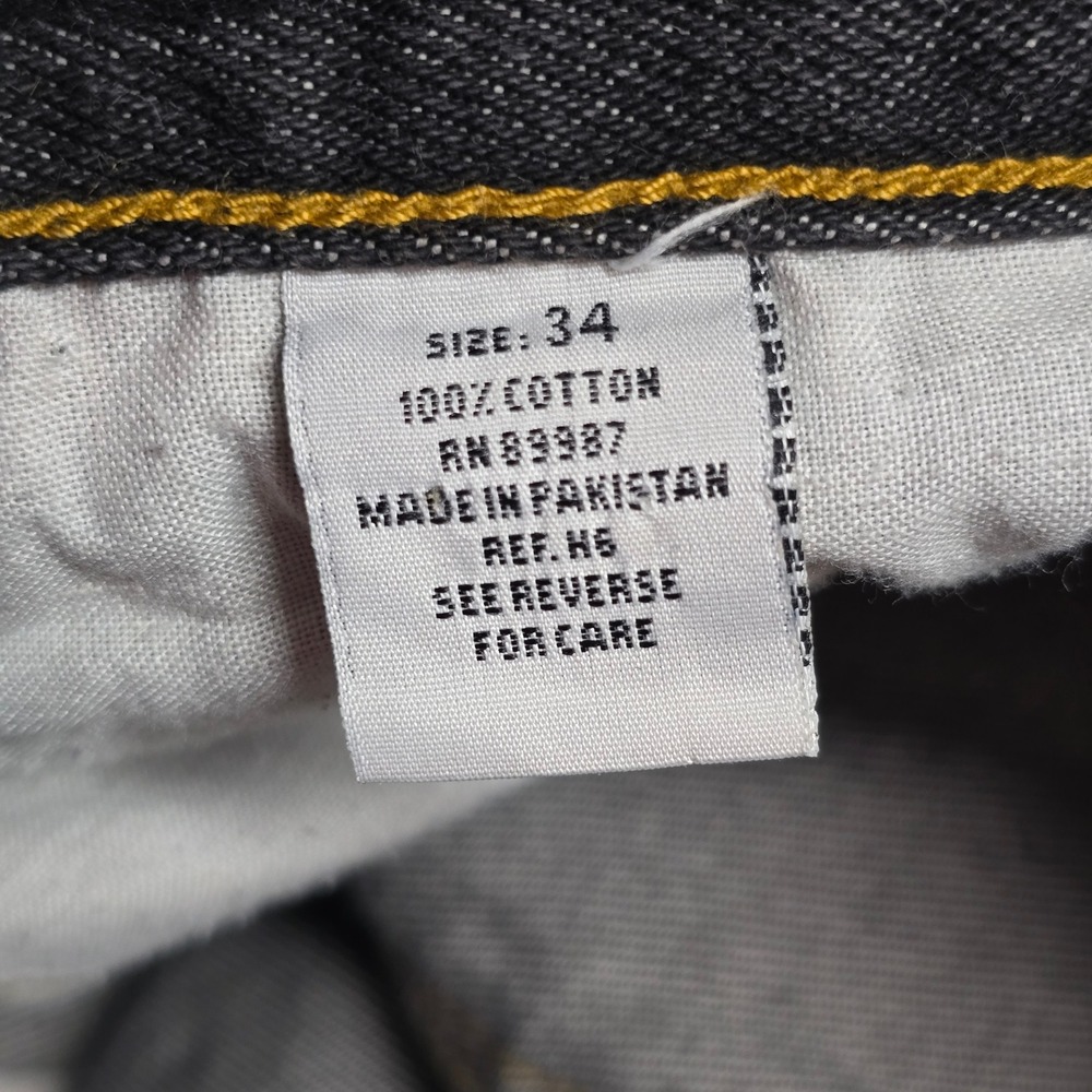 Brooklyn Xpress Cargo‎ Jeans Mens 34 (fits 30x33) Black Baggy Streetwear Y2K - Picture 7 of 15
